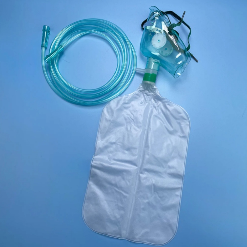 Oxygen Mask Non-Rebreather - 1 PC ผู้ใหญ่ความเข้มข้นสูงออกซิเจน Face Mask ท่อทิ้ง