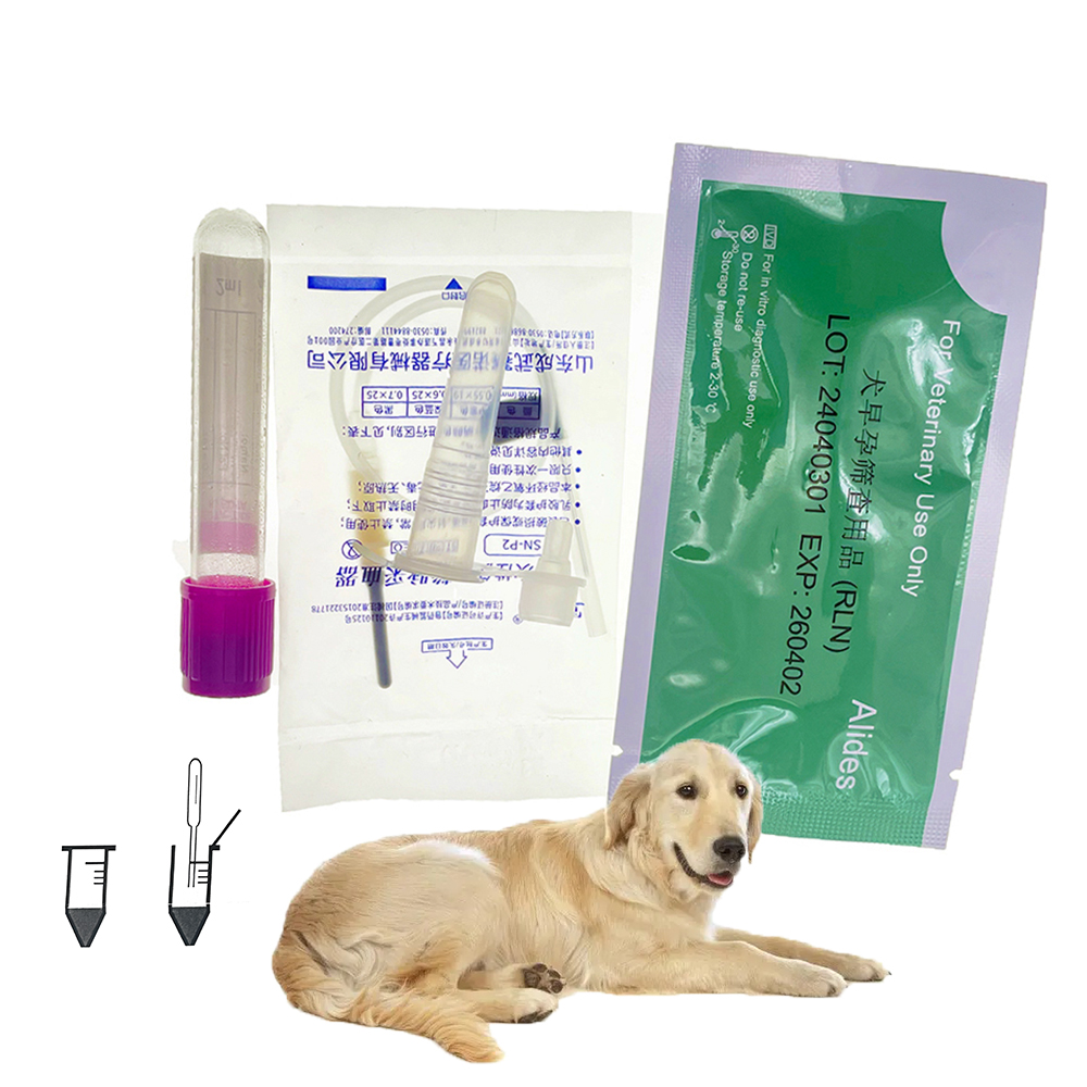 Urine Analyzer Strip - ชุดทดสอบการตั้งครรภ์สุนัขสัตว์เลี้ยงแบบมืออาชีพ1เซ็ต/ 5เซ็ตอุปกรณ์ผ่อนคลายอย่างรวดเร็วสำหรับทดสอบการตั้งครรภ์ก่อนคลอด