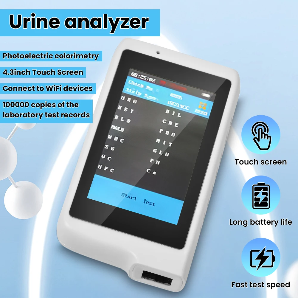 Urine Analyzer Strip - เครื่องวิเคราะห์ปัสสาวะสัตว์ Sinohero อุปกรณ์การแพทย์ เครื่องตรวจปัสสาวะ เครื่องวิเคราะห์ปัสสาวะสัตว์พร้อมแถบทดสอบค่าพารามิเตอร์
