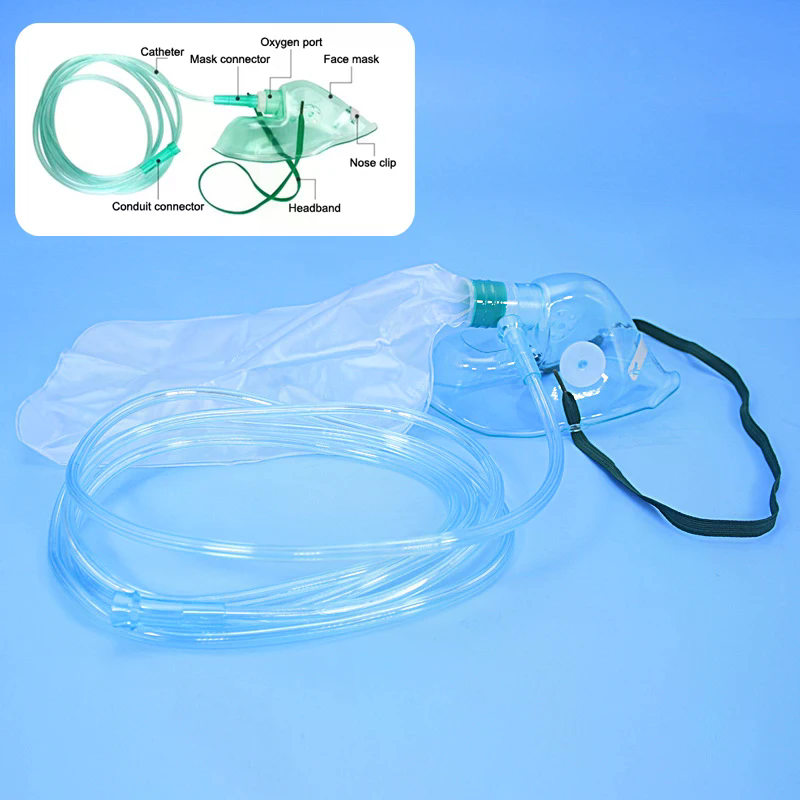 หน้ากากออกซิเจนความเข้มข้นสูงส - Oxygen Mask Non-Rebreather บทวิจารณ์และราคา