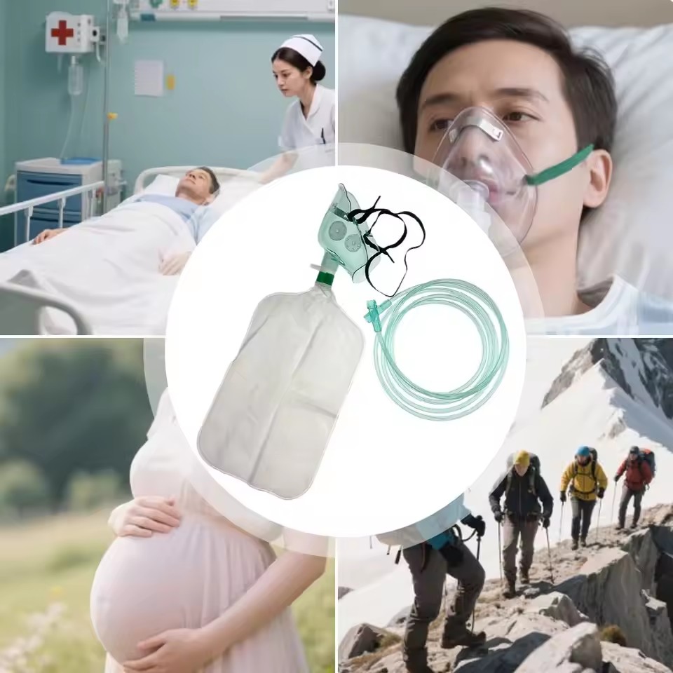 หน้ากากออกซิเจนสำหรับผู้ใหญ่แบ - Oxygen Mask Non-Rebreather บทวิจารณ์และราคา