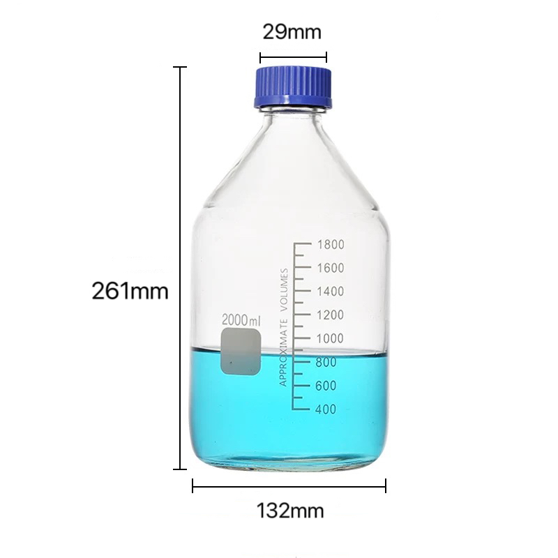 ปากสกรูขวดรีเอเจนต์ขนาด 2000 ม - Medical Lab Technology บทวิจารณ์และราคา