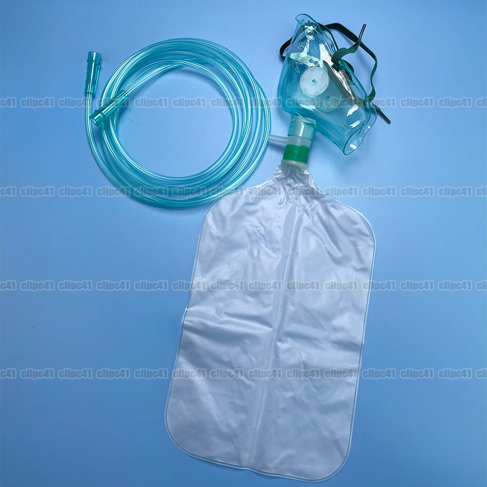 หน้ากากออกซิเจนความเข้มข้นสูงส - Oxygen Mask Non-Rebreather บทวิจารณ์และราคา