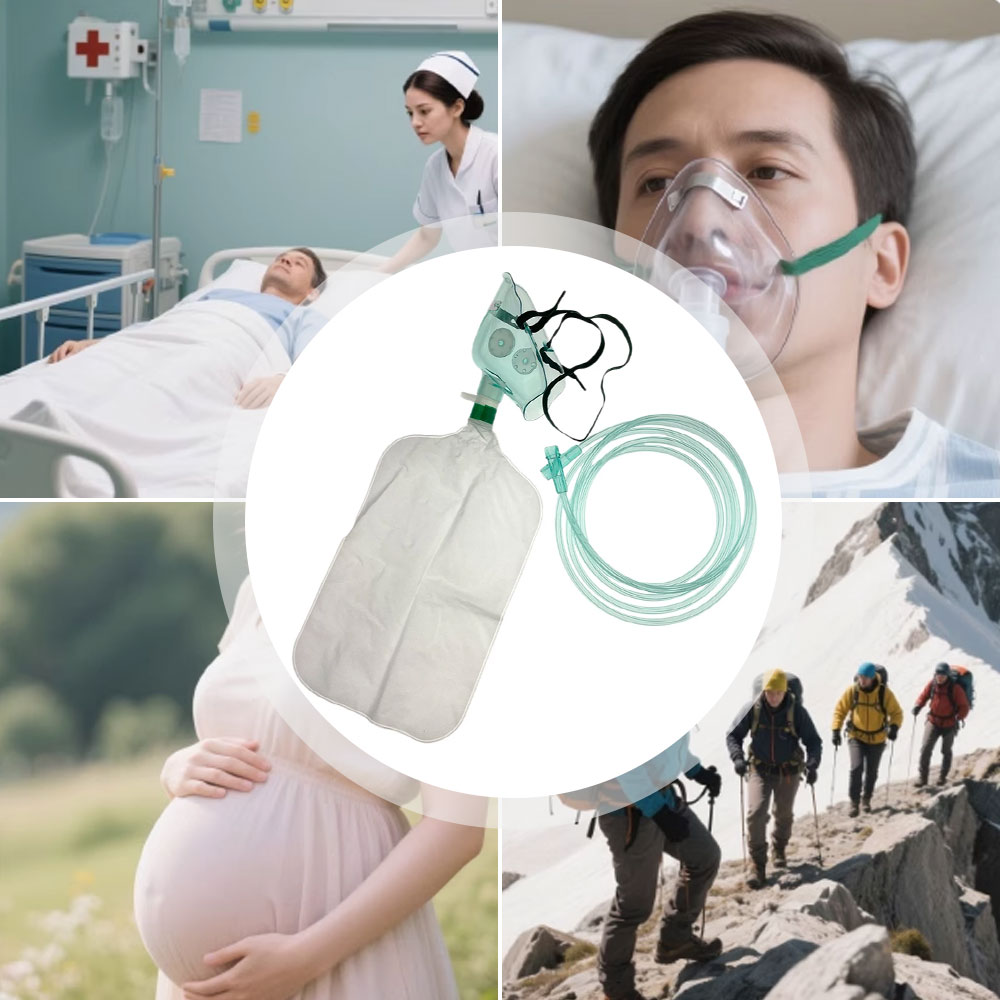 หน้ากากออกซิเจนแบบใช้แล้วทิ้งส - Oxygen Mask Non-Rebreather บทวิจารณ์และราคา