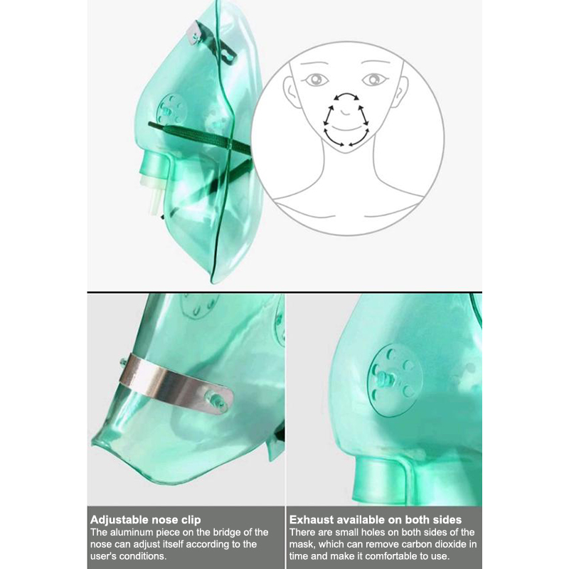 หน้ากากออกซิเจนความเข้มข้นสูงส - Oxygen Mask Non-Rebreather บทวิจารณ์และราคา