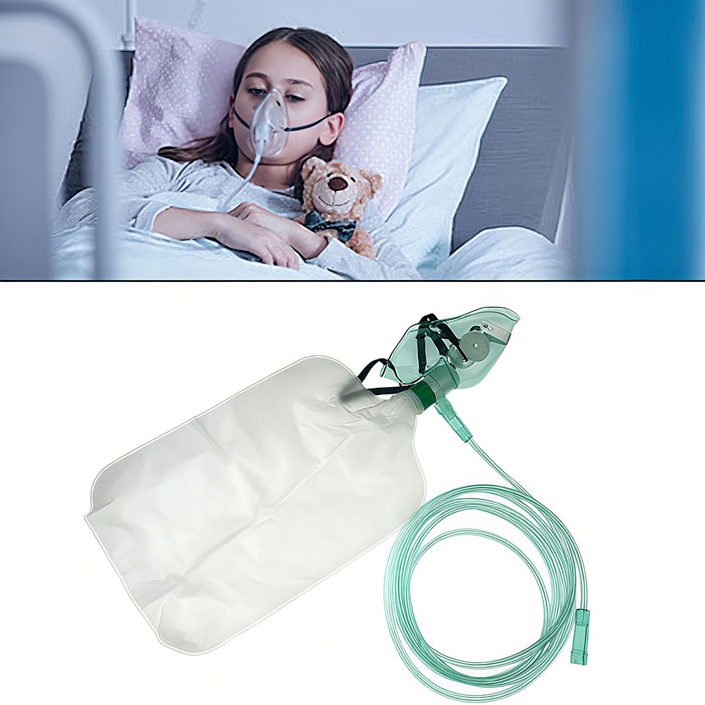 หน้ากากออกซิเจนสำหรับผู้ใหญ่แบ - Oxygen Mask Non-Rebreather บทวิจารณ์และราคา